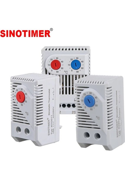 KTO011 Isıtma Kompakt Bimetal Termostat 0-60°c KTO011 KTS011 Dın Ray Montajlı Mekanik Sıcaklık Kontrol Cihazı Normal Açık Kapalı Kto 011 Kts (Yurt Dışından)