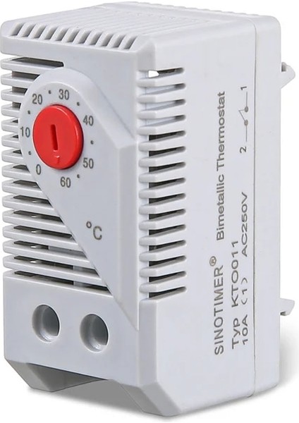 KTO011 Isıtma Kompakt Bimetal Termostat 0-60°c KTO011 KTS011 Dın Ray Montajlı Mekanik Sıcaklık Kontrol Cihazı Normal Açık Kapalı Kto 011 Kts (Yurt Dışından)