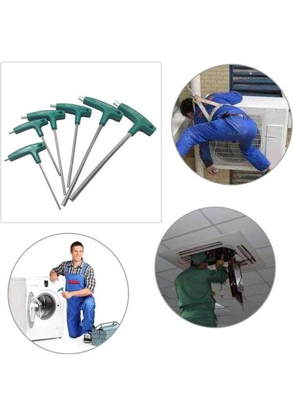 H1.5mm El Aleti 1.5/2/2.5/3/4/5/6/8mm Krom-Vanadiu Çelik Iç Altıgen Anahtar T Kolu Allen Altıgen Anahtar Anahtarı Anahtarı (Yurt Dışından) fırsatları