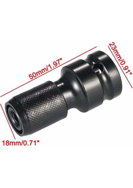 2 Takım Hex Shank Soket Dönüştürücü 1/2 ''kare 1/4'' Hex Shank Soket Adaptörü Hızlı Yayın Dönüştürücü Darbe Anahtarı (Yurt Dışından) fırsatları