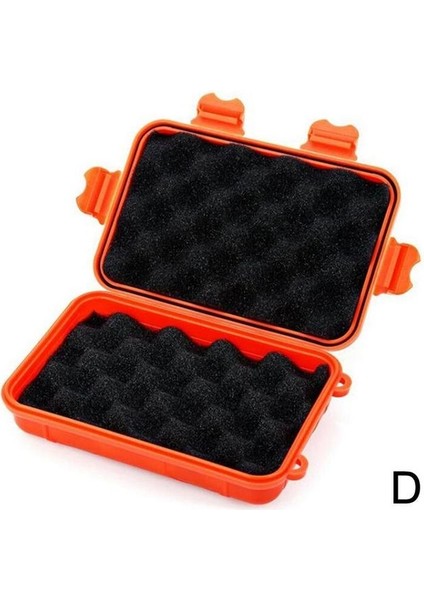 Orange-L Açık Mühürlü Kutu Plastik Darbeye Dayanıklı Kutular Su Geçirmez Seyahat Değerli Eşya Saklama Kutusu Konteyner Kiti Hayatta Kalma Elektronik Gadget A7O1 (Yurt Dışından)