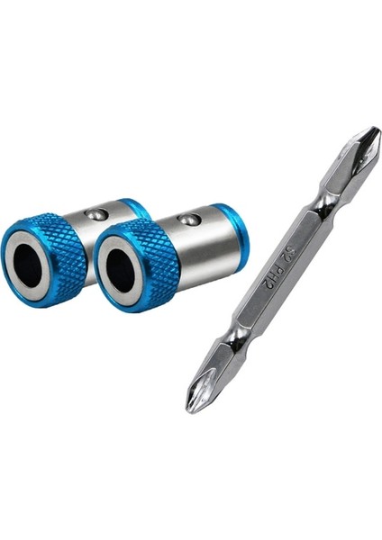 3 Adet Mavi Set 3 Adet Manyetik Bit Tutucu Alaşımlı Elektrikli Manyetik Halka Tornavida Bit Kafa Phillip Bit Magnetizer Için Güçlü Kaymaz Mıknatıs Halkası (Yurt Dışından)