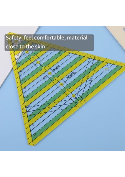 Type1 Akrilik Üçgen Cetvel Dikiş Şablonları Firma Pratik Dikiş Aksesuarları Muhtasar Terazili Kapitone Malzemeleri (Yurt Dışından) modelleri