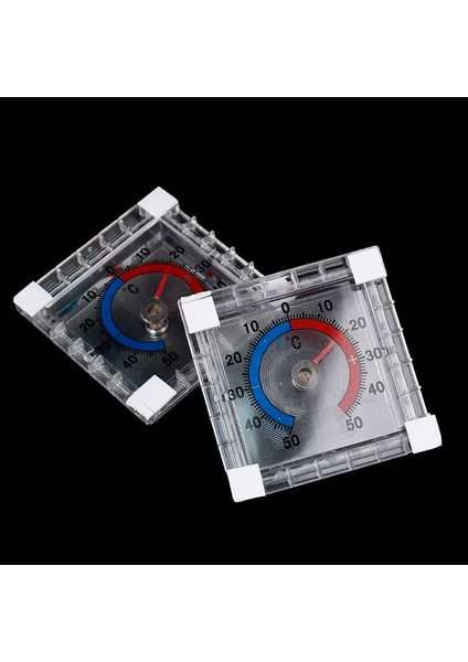 Bir 1pc Sıcaklık Termometre Pencere Kapalı Dış Duvar Bahçe Ev Mezun Disk Ölçümü (Yurt Dışından) modelleri