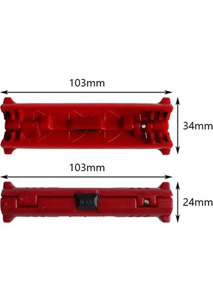 Kırmızı Çok Fonksiyonlu Elektrikli Tel Striptizci Kalem Tel Kablo Kalem Kesici Döner Koaksiyel Kesici Sıyırma Makinesi Pense Aracı (Yurt Dışından)