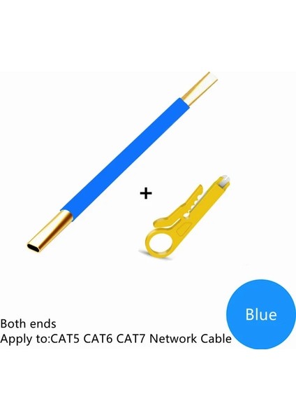 Gri Zoerax Ağ Mühendisi Araçları Cat5 Cat6 Için Ağ Teli Gevşetici Ethermet Kablo Gevşetici Bükülmüş Tel Damar Ayırıcı Lan (Yurt Dışından)