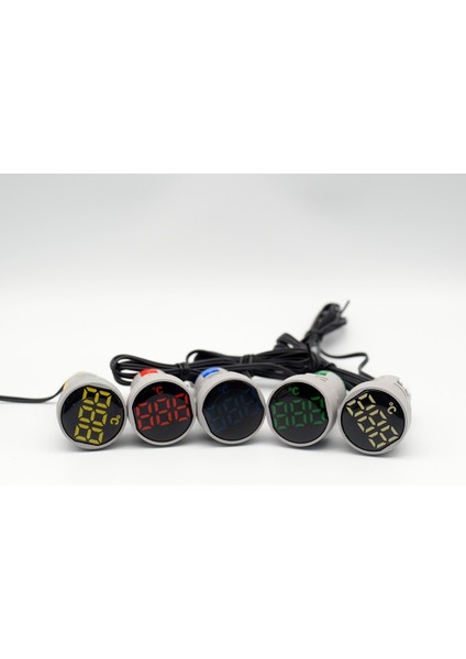 Beyaz -20-+199°C Sıcaklık Yuvarlak Panel LED Dijital Ekran Sıcaklık Ölçer AC50-380V Mini Test Cihazı Dedektör Ölçer Elektrikli (Yurt Dışından) fiyatları