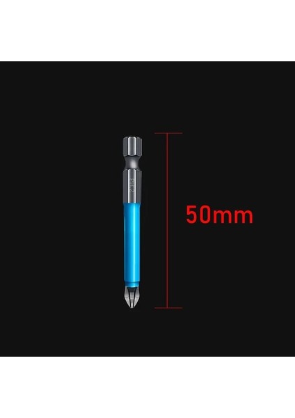 50MM Ph2 Çapraz Matkap Ucu Kafa Tornavida Uçları El Aletleri Kaymaz Elektrikli Hex Shank Manyetik Tornavida Matkap Ucu Toplu Kafa Aracı (Yurt Dışından)