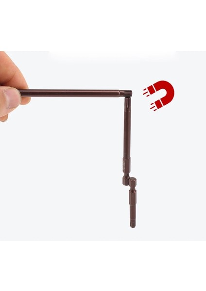 T40 1 Adet 50MM Uzun 6 Nokta Torx Elektrikli Tornavida Uçları 1/4 Hex Shank Manyetik Delikli S2 Çelik Tornavida Bit Seti T10-T40 (Yurt Dışından) fiyatları