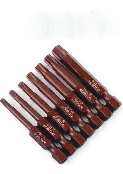 T40 1 Adet 50MM Uzun 6 Nokta Torx Elektrikli Tornavida Uçları 1/4 Hex Shank Manyetik Delikli S2 Çelik Tornavida Bit Seti T10-T40 (Yurt Dışından) modelleri