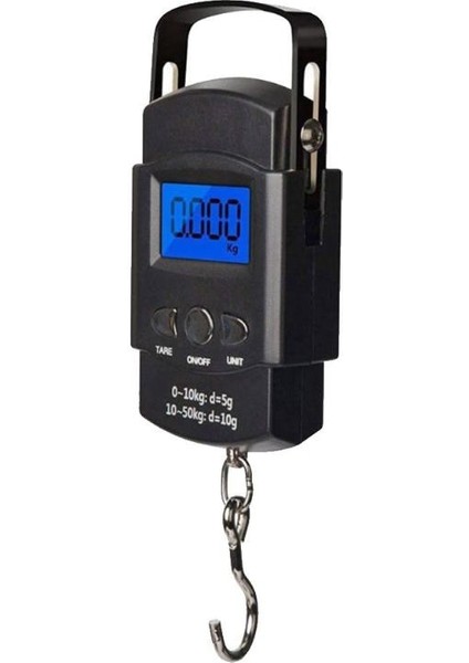 Stil 4 50KG/5G LCD Dijital Ekran Arka Işık Taşınabilir Asılı Kanca Ölçeği Çift Doğruluk Balıkçılık Seyahat Mini Elektronik Tartı (Yurt Dışından) fırsatları