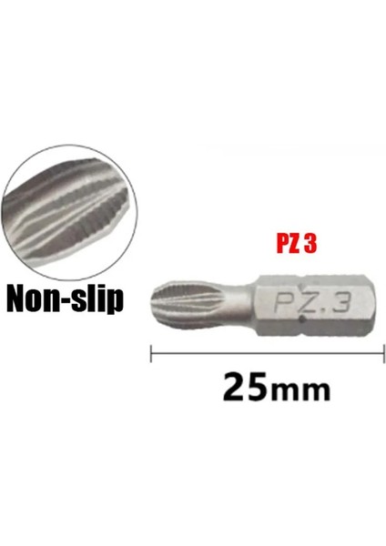 Pz3 10 Adet 25MM Kaymaz Elektrikli Hex Shank Manyetik Tornavida Matkap Ucu Seti Hex Shank Tornavida Bit Ph1 Ph2 Ph3 Pz1 Pz2 Pz3 (Yurt Dışından) indirimleri