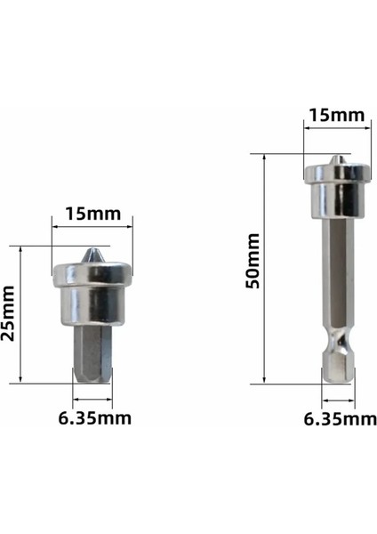 3 Adet 50MM 2 Adet 25MM 5/6 Adet Manyetik Konumlandırma Tornavida Uçları Kafa 25/50 mm Ağaç Işleme Vidası Hex Shank Konumlandırma Bit Toplu Kafa (Yurt Dışından) fırsatları