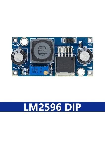 LM2596 Dıp LM2596 LM2596S Adj Güç Kaynağı Modülü Dc-Dc Kademeli Güç Kaynağı Regülatör Modülü 3A Voltaj Regülatörü 24V 12V 5V 3V (Yurt Dışından)