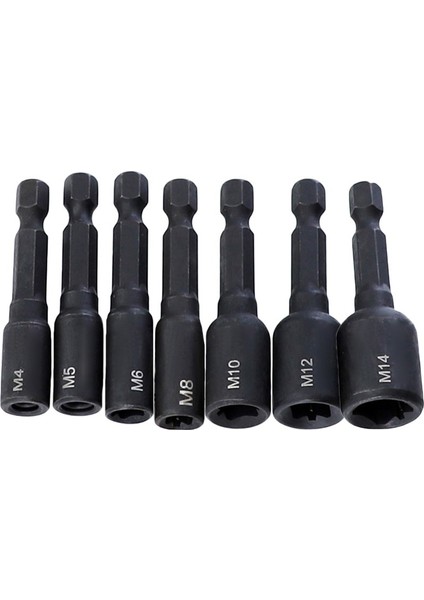 M12 M6-M14 Sıkı Vida Musluk Soket Adaptörü Tutucu Uzatma Çubuğu 1/4 Inç Hex Shank Vida Dokunun Dokunarak Chuck Elektrikli Matkap (Yurt Dışından)