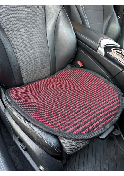 Terletmez Koltuk Koruyucu Kılıf 3 Parça Serme Universal Kırmızı Siyah fırsatları