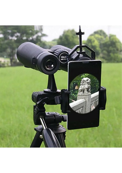 Siyah Evrensel Cep Telefonu Adaptörü Sabitleme Kıskacı Dürbün Monoküler Spotting Kapsamı Teleskop Telefon Tutucu Destek Mercek (Yurt Dışından) fırsatları