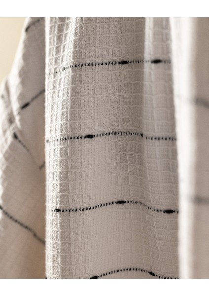 Soderna Kimono Pamuklu Unisex Bornoz - Beyaz