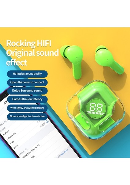 TM12 1 Çift Bluetooth Kulaklık Kablosuz Kulak Içi Kulaklık Dokunmatik Kontrol Kulaklık Ce Olmadan - Beyaz (Yurt Dışından) fiyatları