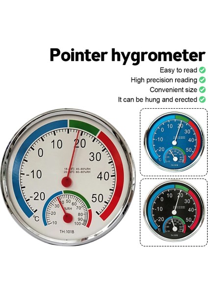 Mavi Dijital Termometre Higrometre Kapalı Açık Elektronik Sıcaklık Higrometre Sensörü Ölçer Duvara Monte Ev Termometresi (Yurt Dışından) fiyatları