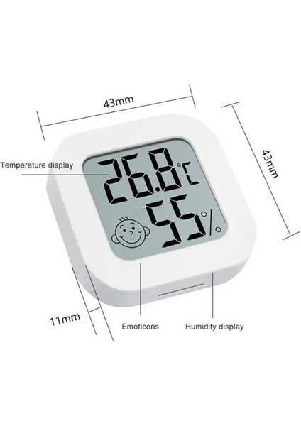 07 Xiaomi Mini Kapalı Termometre LCD Dijital Sıcaklık Odası Higrometre Ölçer Sensörü Nem Ölçer Termometre Sıcaklık (Yurt Dışından)