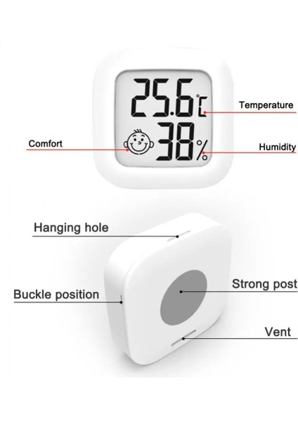 07 Xiaomi Mini Kapalı Termometre LCD Dijital Sıcaklık Odası Higrometre Ölçer Sensörü Nem Ölçer Termometre Sıcaklık (Yurt Dışından)