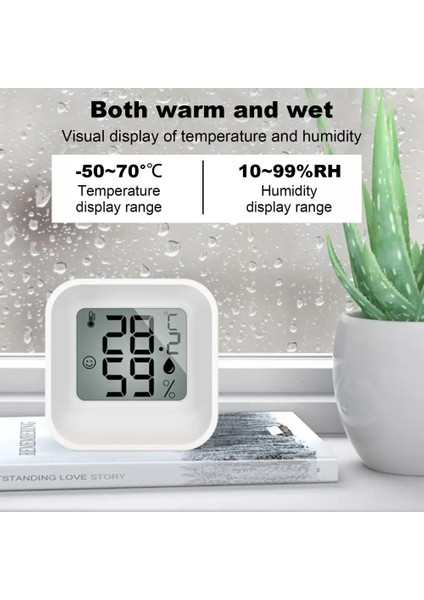 07 Xiaomi Mini Kapalı Termometre LCD Dijital Sıcaklık Odası Higrometre Ölçer Sensörü Nem Ölçer Termometre Sıcaklık (Yurt Dışından)