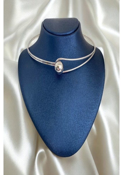 Choker Kolye Silver modelleri