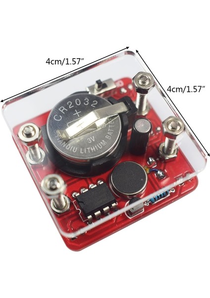 Kırmızı Ootdty Dıy Salıncak Sallayarak LED Zar Kiti Küçük Titreşim Motorlu Diy Elektronik Kitleri (Yurt Dışından) indirimleri
