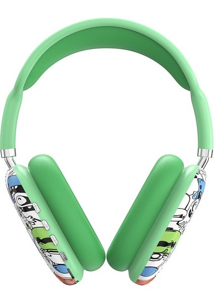 Kablosuz Başa Monte Boyalı Bluetooth Kulaklık (Yurt Dışından)