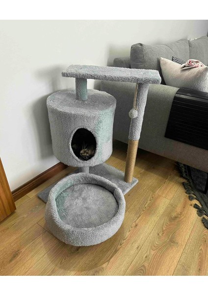 Yuvarlak Teras Ve Yuvalı Kedi Tırmalama modelleri