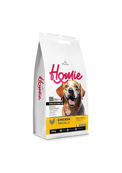 Tavuklu Düşük Tahıllı Yetişkin Köpek Maması 12 kg