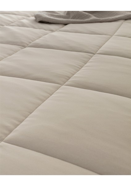 Ilus Tek Kişilik Bambu Comforter Set - Bej indirimleri