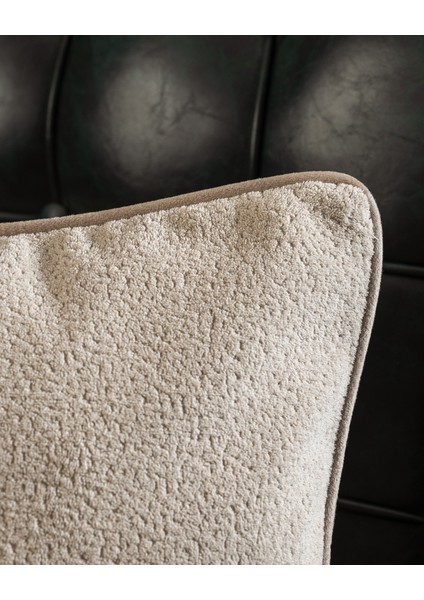 Melay Kırlent Kılıfı - Taş/Toprak - 43x43 cm fırsatları
