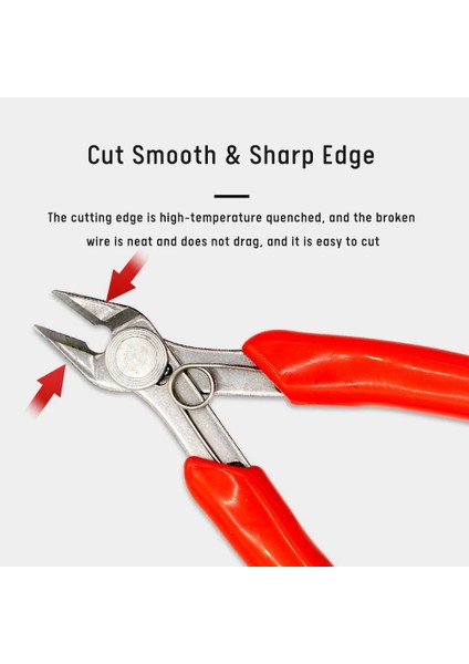 KM-037 Yüksek Hassasiyetli Çapraz Pense Mini Tel Kesici Küçük Yumuşak Kesim Elektronik Pense Teller Yalıtım Kauçuk Saplı El Aletleri (Yurt Dışından) indirimleri