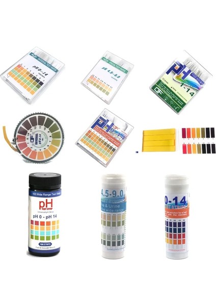 80 Şerit 1-14 Ph0-14 Test Kağıdı Laboratuvar Ev Ph 4.5-9.0 Test Şeritleri Göstergesi Bilimsel Turnusol Alkali Asit Testi Ph Test Ölçer (Yurt Dışından)