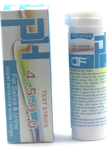 80 Şerit 1-14 Ph0-14 Test Kağıdı Laboratuvar Ev Ph 4.5-9.0 Test Şeritleri Göstergesi Bilimsel Turnusol Alkali Asit Testi Ph Test Ölçer (Yurt Dışından)