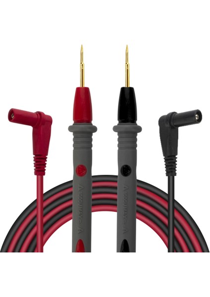 Multimetre Kalemler Evrensel Dijital Multimetre Kalemler Kaymaz Silikon Alev Kurşun Probu Tel 1000 V 20A Ampermetre Aracı Elektrik Malzemeleri Için (Yurt Dışından)