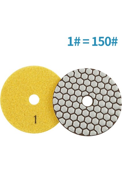 1000GRIT 4 Inç Elmas Kuru Parlatma Pedi Keskin Esnek Zımpara Diski Reçine Bond Granit Mermer Taş Taşlama Aşındırıcı Alet (Yurt Dışından)