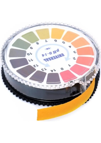 Ph Test Şeritleri Alkali Asit Göstergesi Ölçer Test Kağıdı Rulo 0-14 Ph Ölçer Su Idrar Tükürük Toprak Turnusol Doğru Ölçüm (Yurt Dışından)