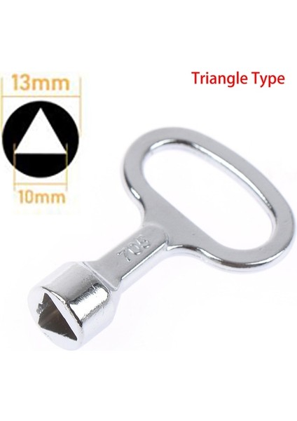 Üçgen Tipi Evrensel Üçgen Anahtar Soket Anahtarı Elektrik Dolapları Için Çok Fonksiyonlu Anahtarı Panel Kilidi Metro Tren Asansör Kapı Tuş Kilidi (Yurt Dışından)