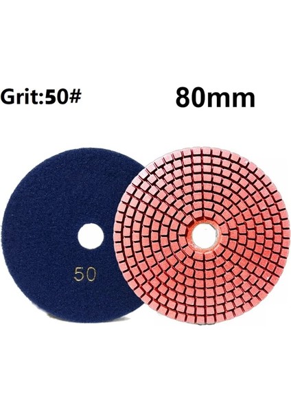 50 Elmas Parlatma Pedleri Taşlama Diskleri Aşındırıcı Parlatma Pedi Seti Granit Taş Beton Mermer Parlatma Kullanımı Taşlama Diskleri (Yurt Dışından)
