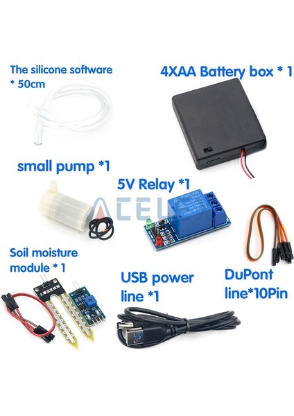 Paket 2 Otomatik Sulama Modülü Dıy Kiti Toprak Nemi Algılama Otomatik Su Pompalama (Yurt Dışından) fırsatları