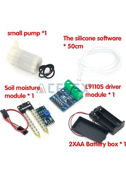 Paket 2 Otomatik Sulama Modülü Dıy Kiti Toprak Nemi Algılama Otomatik Su Pompalama (Yurt Dışından) indirimleri
