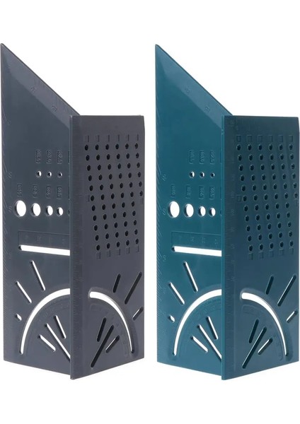 B Ağaç Işleme 3D Gönye Açısı Ölçme Kare Boyutu Ölçü Aracı Ölçer Cetvel Araçları Metrik Ölçer Ölçme Ölçer (Yurt Dışından) indirimleri