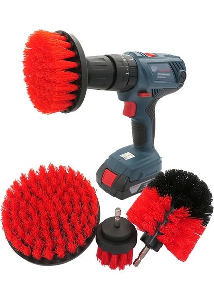 4 Inç Araba Temiz Araçları Fırça Seti Güç Scrubber Fırça Araba Parlatıcı Genişletici Araçları ile Araba Detaylandırma Araçları Banyo Temizleme Kiti (Yurt Dışından) fiyatları