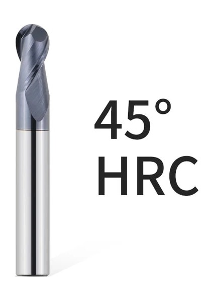R1.25XD4X50L HRC45 Tyture Bilyalı Uçlu Freze Tungsten Karbür Kesici Cnc Router Bit Freze Aracı HRC45 55 65 2 Flüt Cnc Torna Tezgahı (Yurt Dışından)