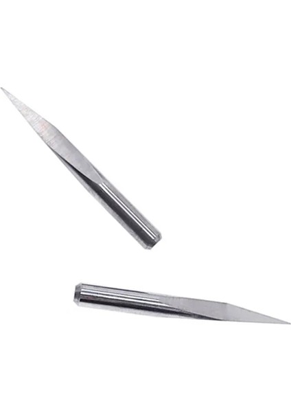 3.175X10X0.3 10 Adet 3.175MM Shank 3 Kenar Piramit Gravür Uçları 3 Yüz Bit 10-90 Derece Karbür End Mill Freze Kesicisi Cnc Router Bit (Yurt Dışından) fırsatları