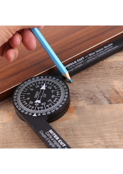 Iletki Kalem ile Ağaç Işleme Abs Gönye Testere Açıölçer Cetvel Dijital Iletki 360 Derece Açı Bulucu Seviye Ölçer Inklinometre Ölçme Aracı (Yurt Dışından) fiyatları