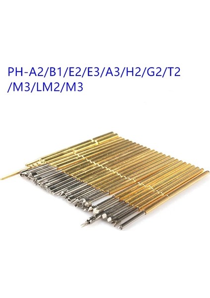 P100-A3 20 Adet/torba Yay Testi Pimi P100-A2 A3 B1 E2 E3 H2 H3 H4 H5 J1 Q1 Q2 T2 Lm2 LM3DIŞ Çap 1.36MM Uzunluk 33.5mm Pcb Probu (Yurt Dışından) fiyatları